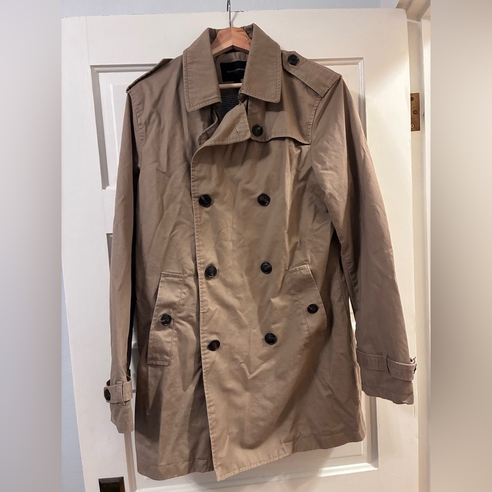 Banana Republic Classic Women’s DoubleBreasted Trench Coat Mohave Desert Size M